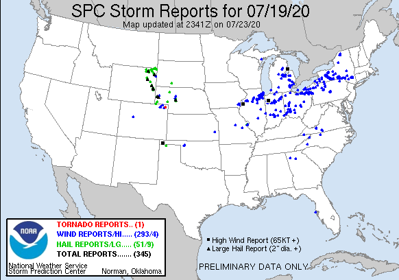 National Storm Reports