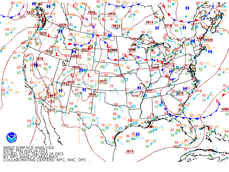 Archived Surface Analysis