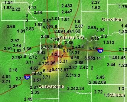 Rainfall Totals June 12th-15th