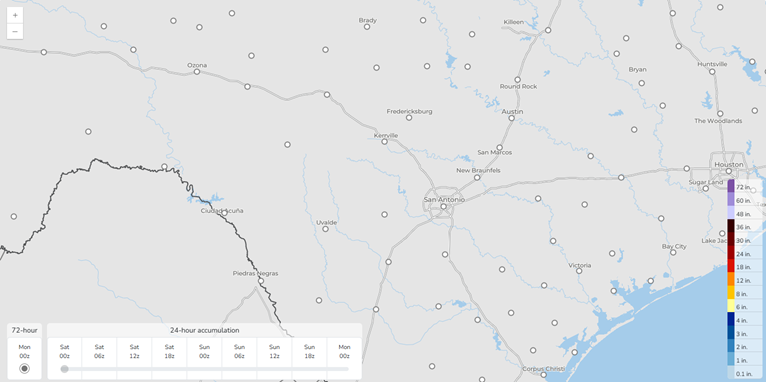 Latest probabilistic snowfall estimates