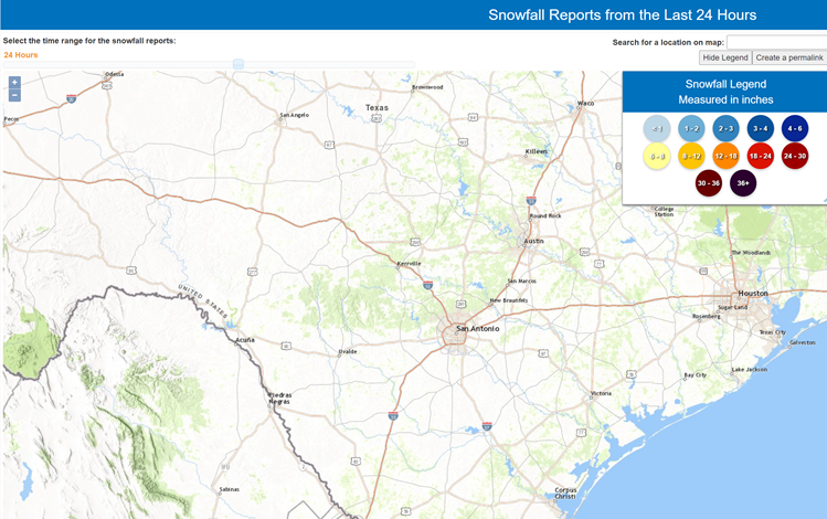 Latest snow report