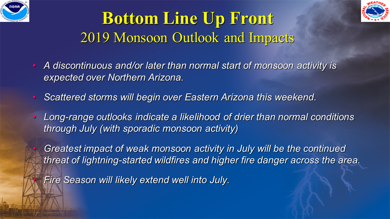 Northern Arizona Monsoon Season