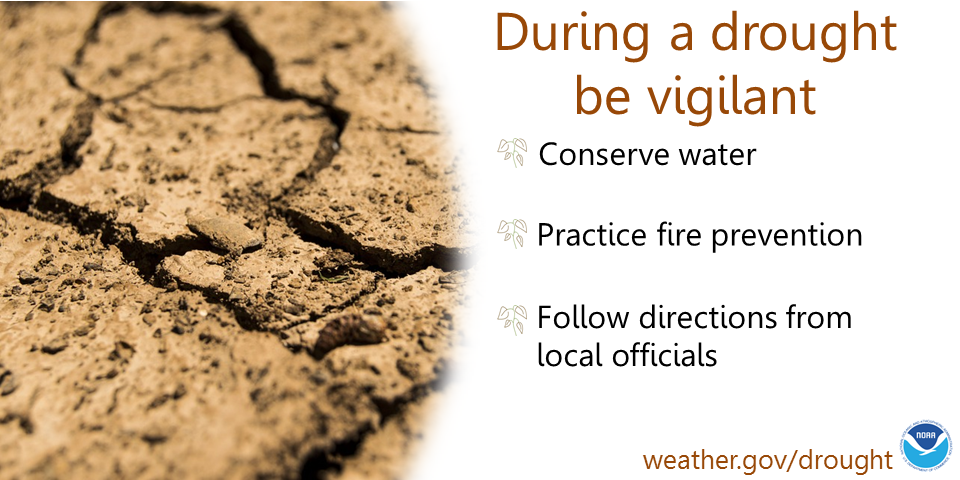 Drought safety graphic