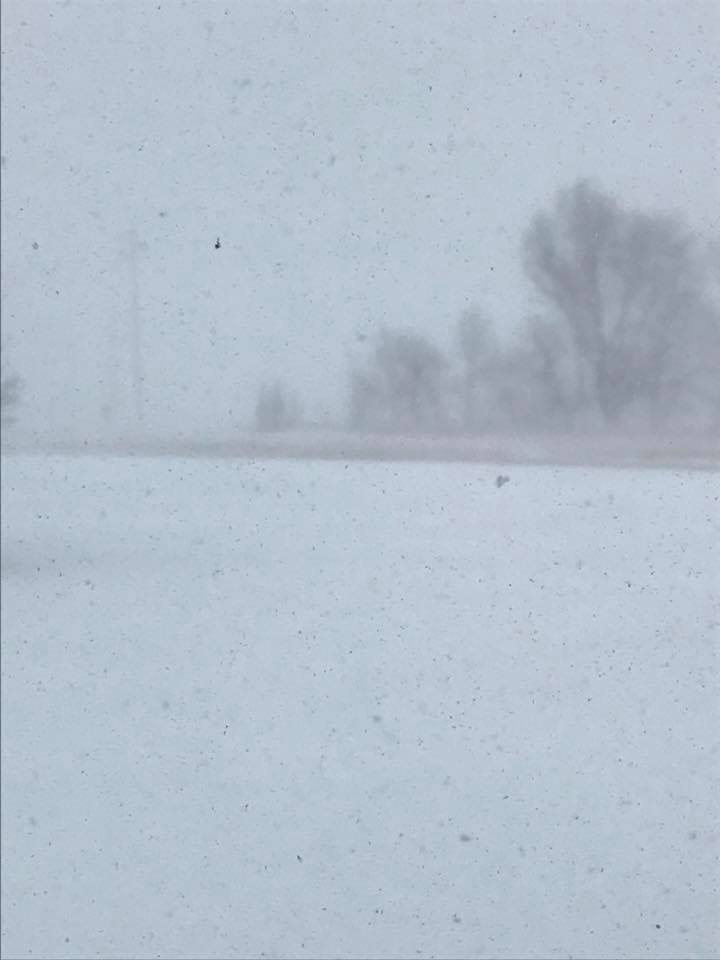 Low Visibility north of Worthington Minnesota