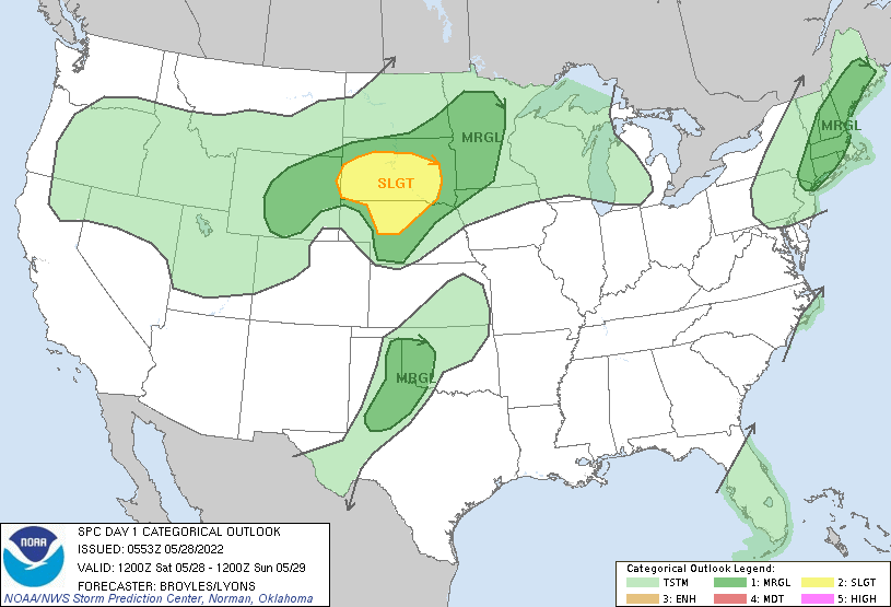 SPC Day 1 Categorical Outlook for May 28