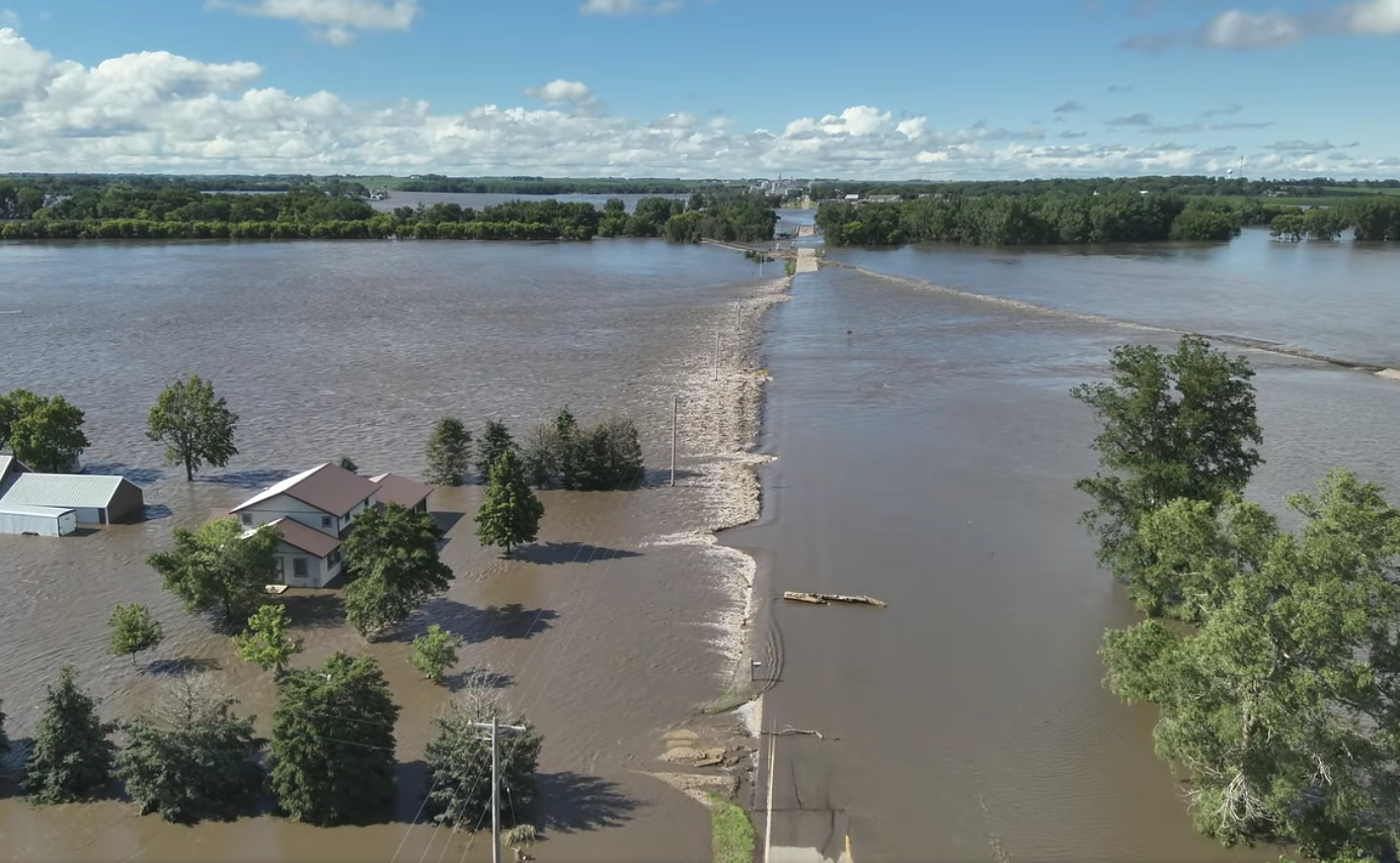 Doon IA flooding photo