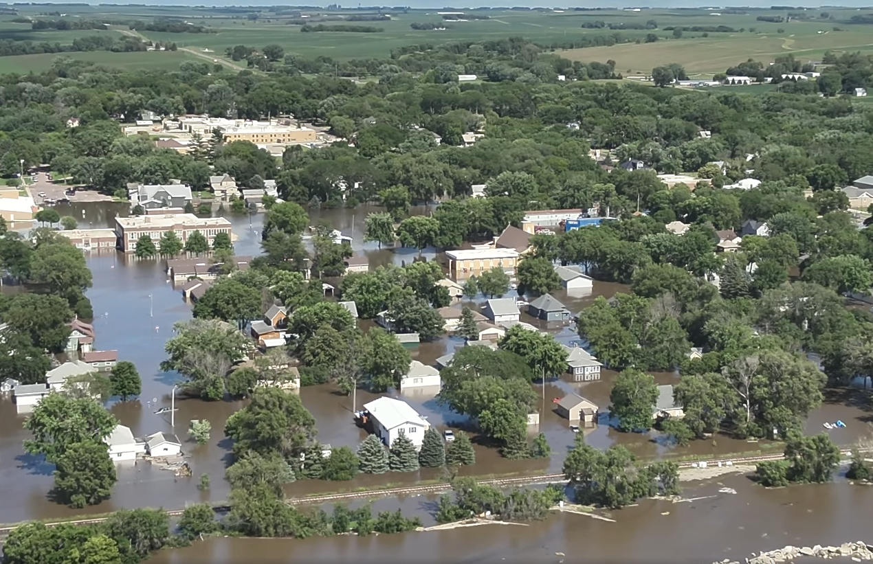 Hawarden IA flood photo