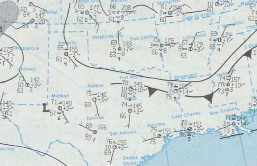 Delta Flight 191 Crash Map