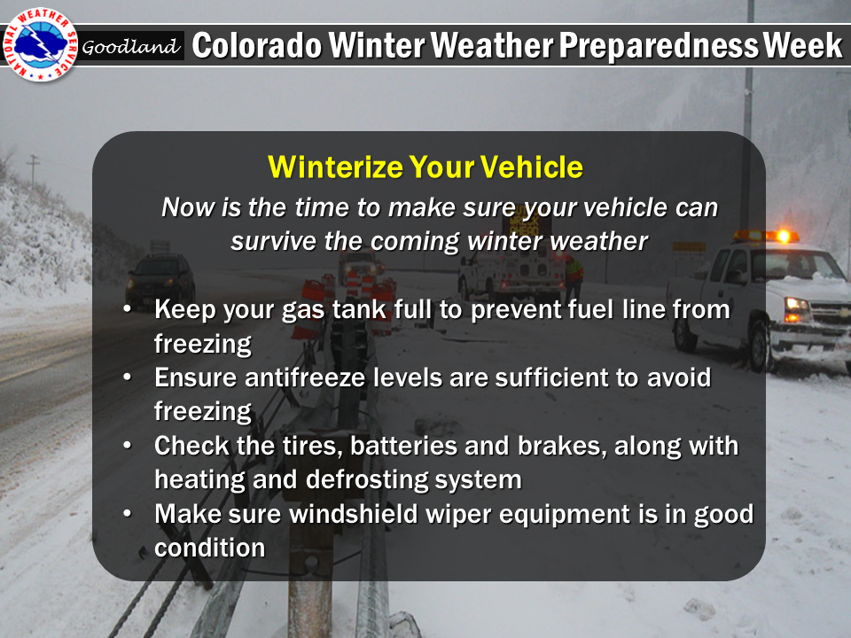 Winterize Your Vehicle