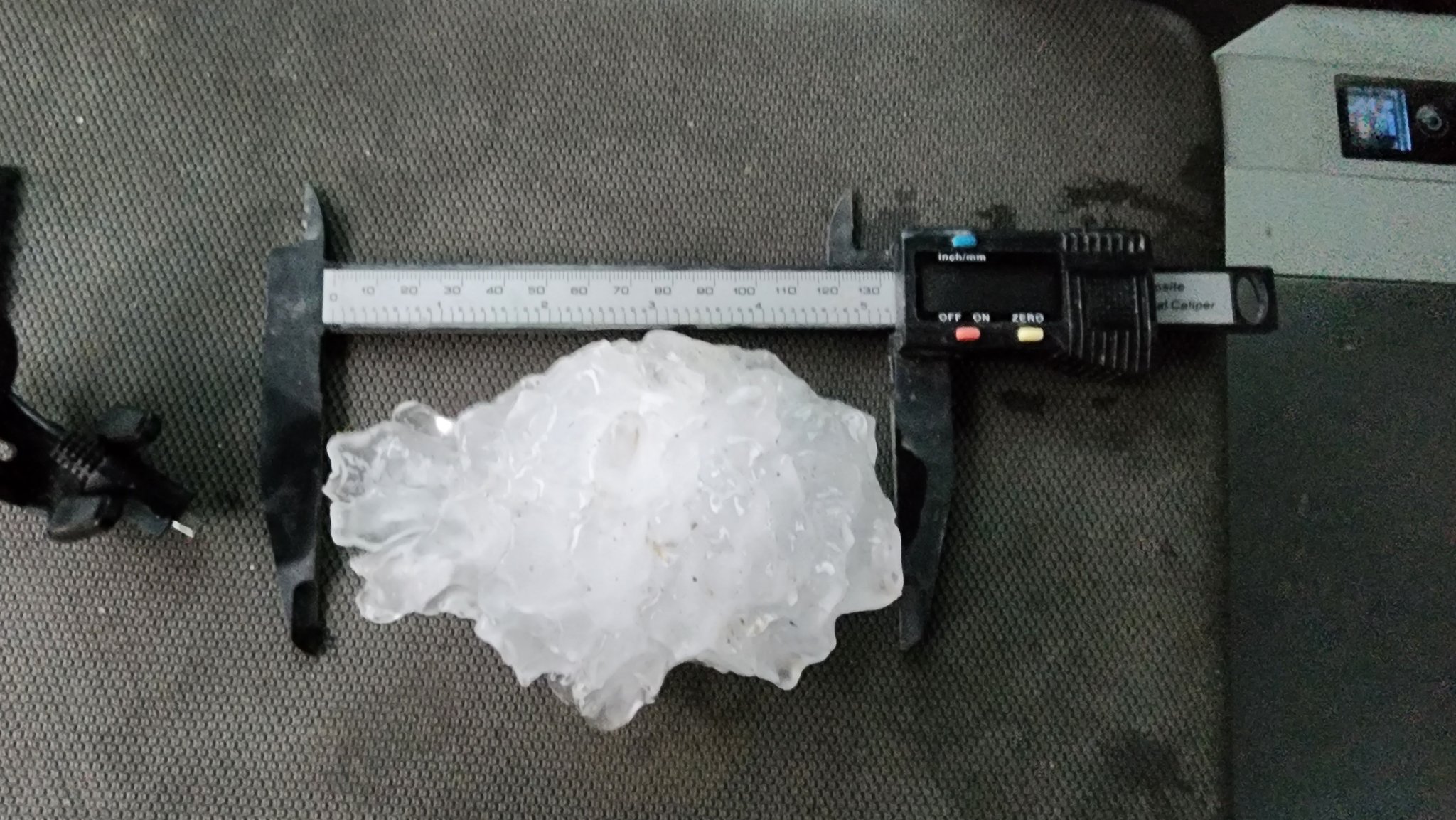 Colorado Record Hailstone