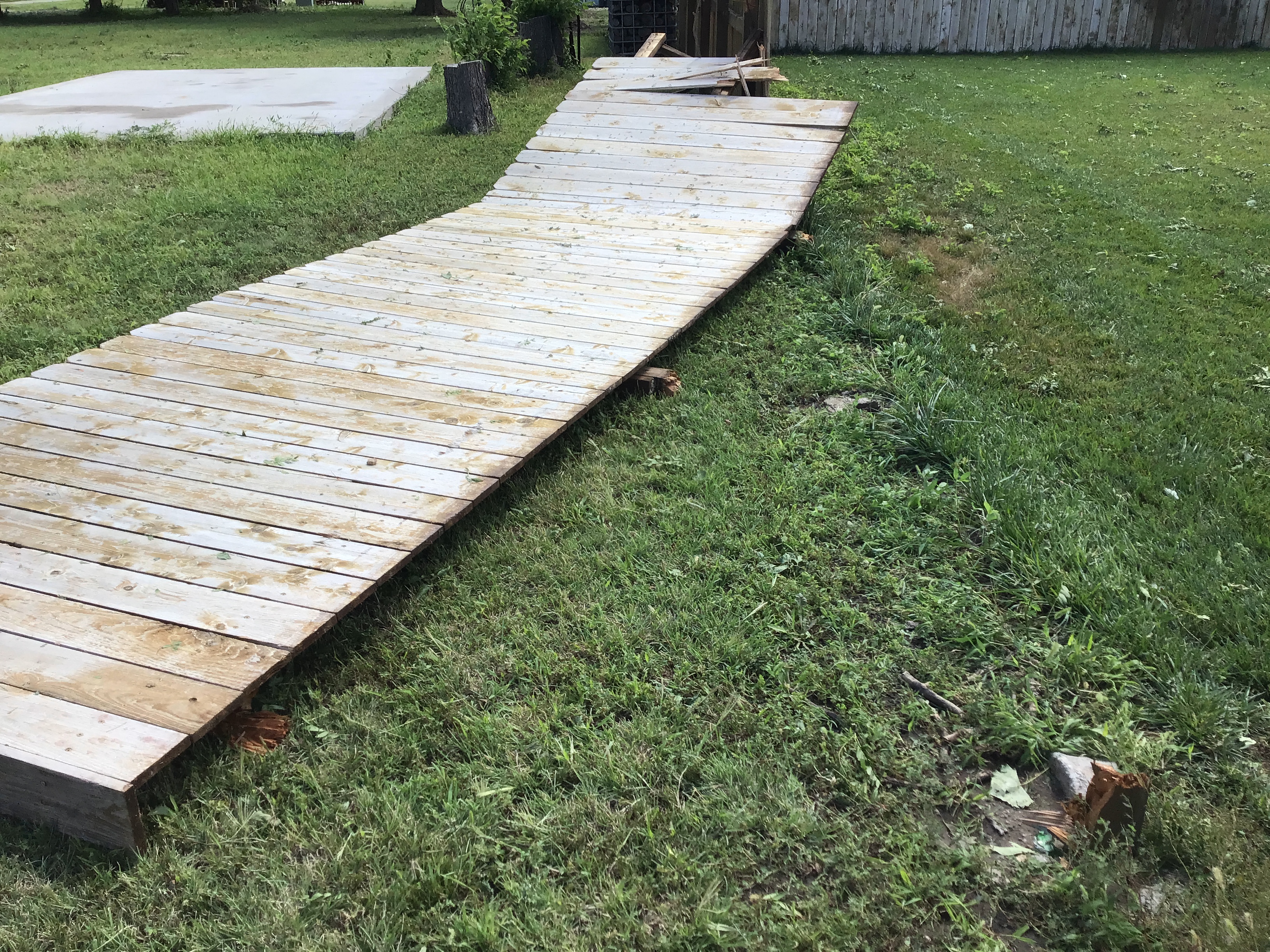 Wallace County - Power Poles Snapped