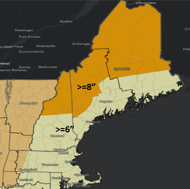 Snowfall Criteria