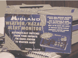 picture of a Midland SAME Radio