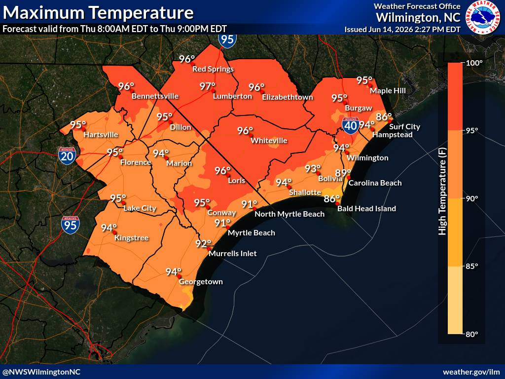 Max Temperature - Day 5