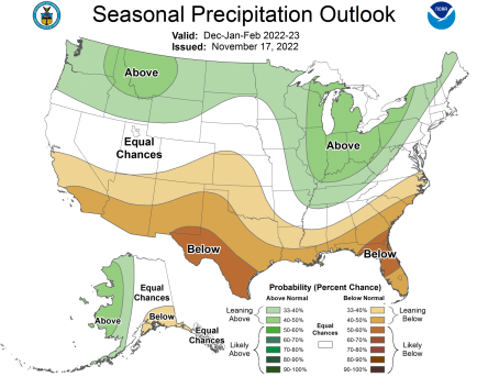 2022-2023 Winter Outlook for Northeastern SC and Southeastern NC