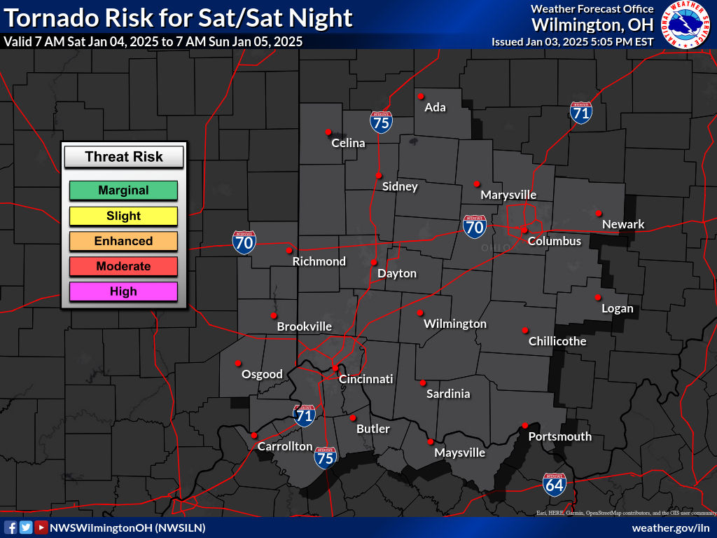 severe weather outlook for today