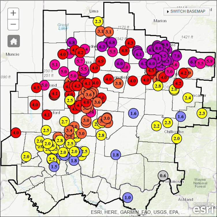 Local weather event reports