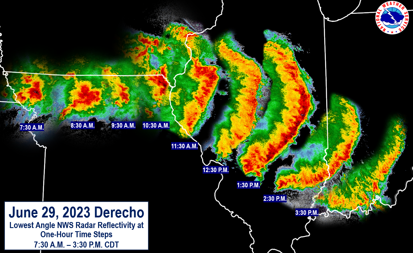 June 29, 2023 Derecho, Significant Hail, Tornadoes