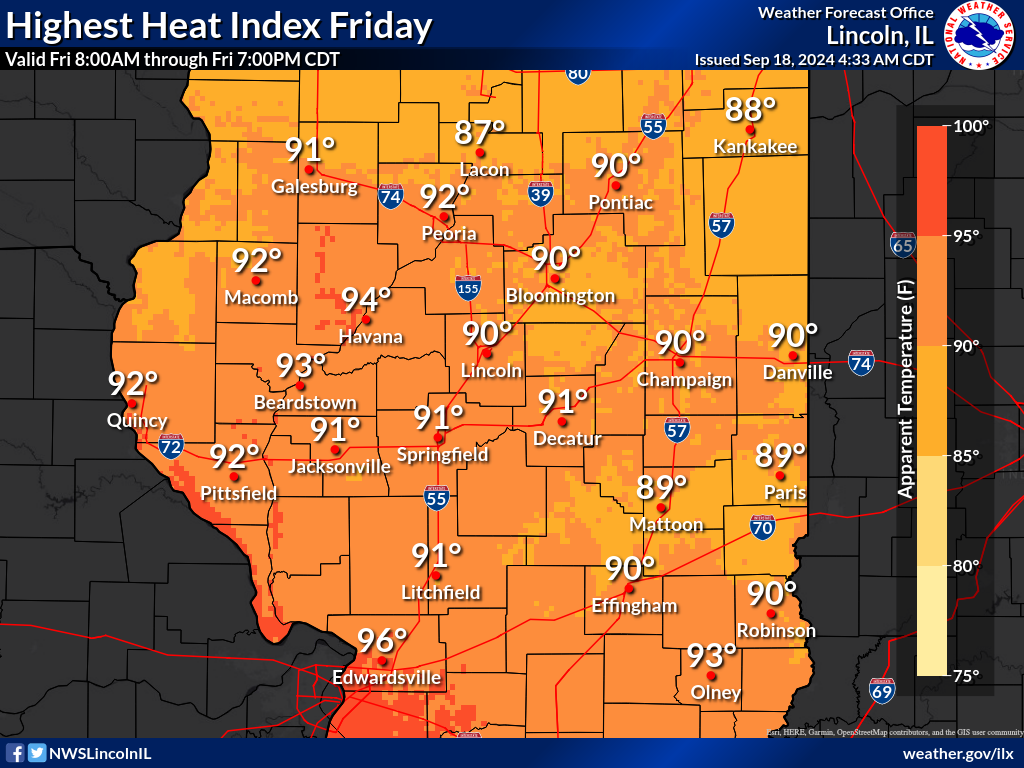 High Temperature day after tomorrow