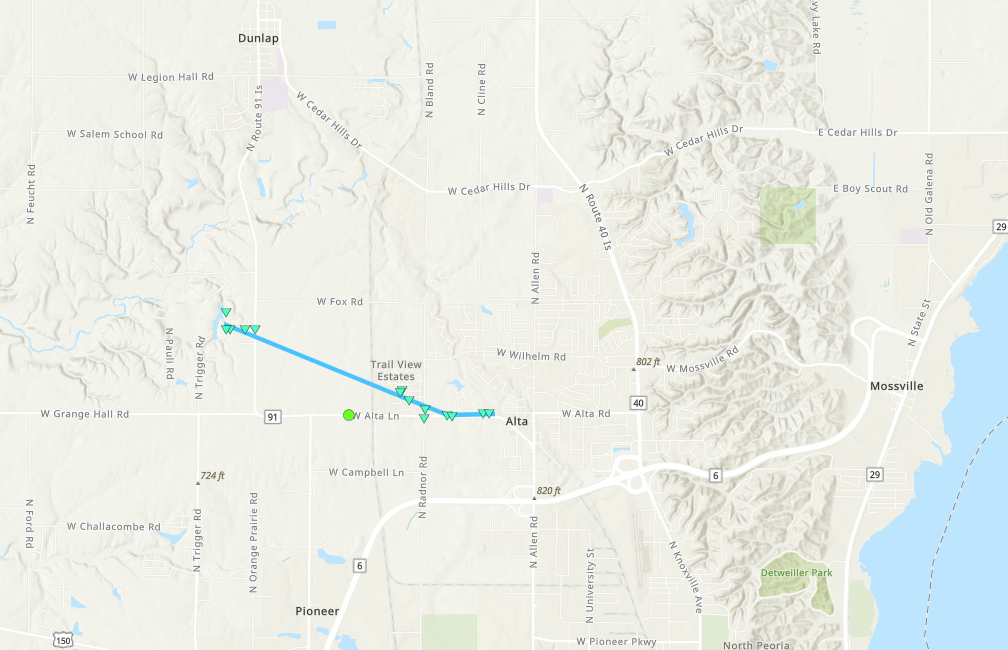 Track Map for Alta tornado