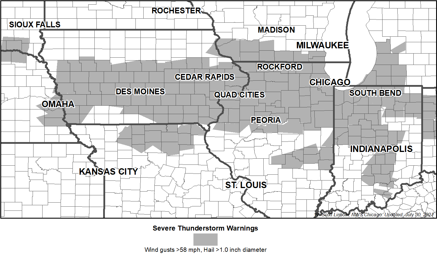 Anniversary of 2020 Midwest Derecho