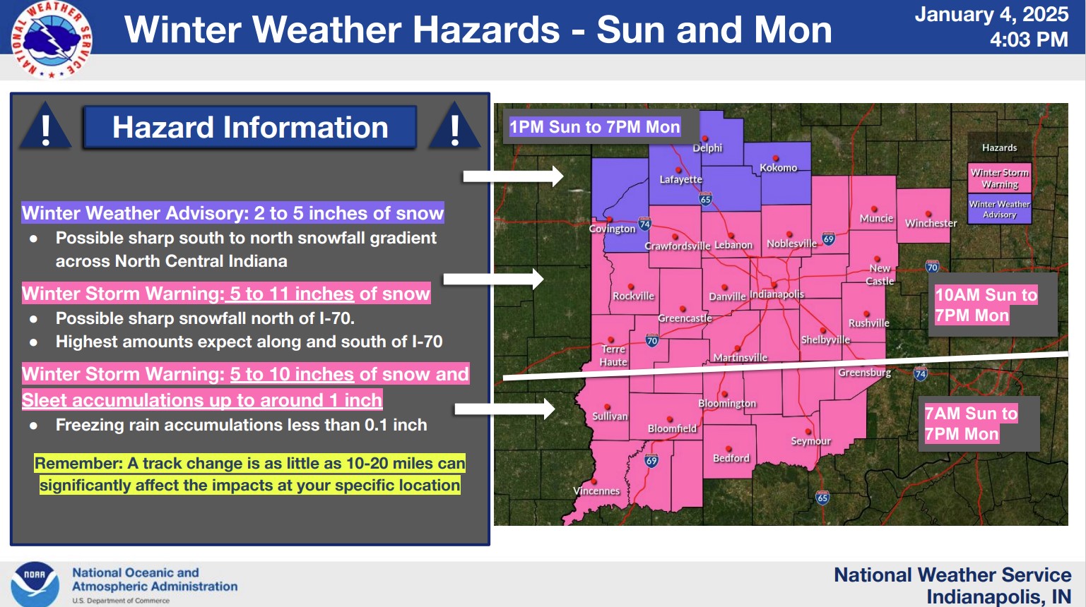 Graphic Issued at 4:03 PM January 4