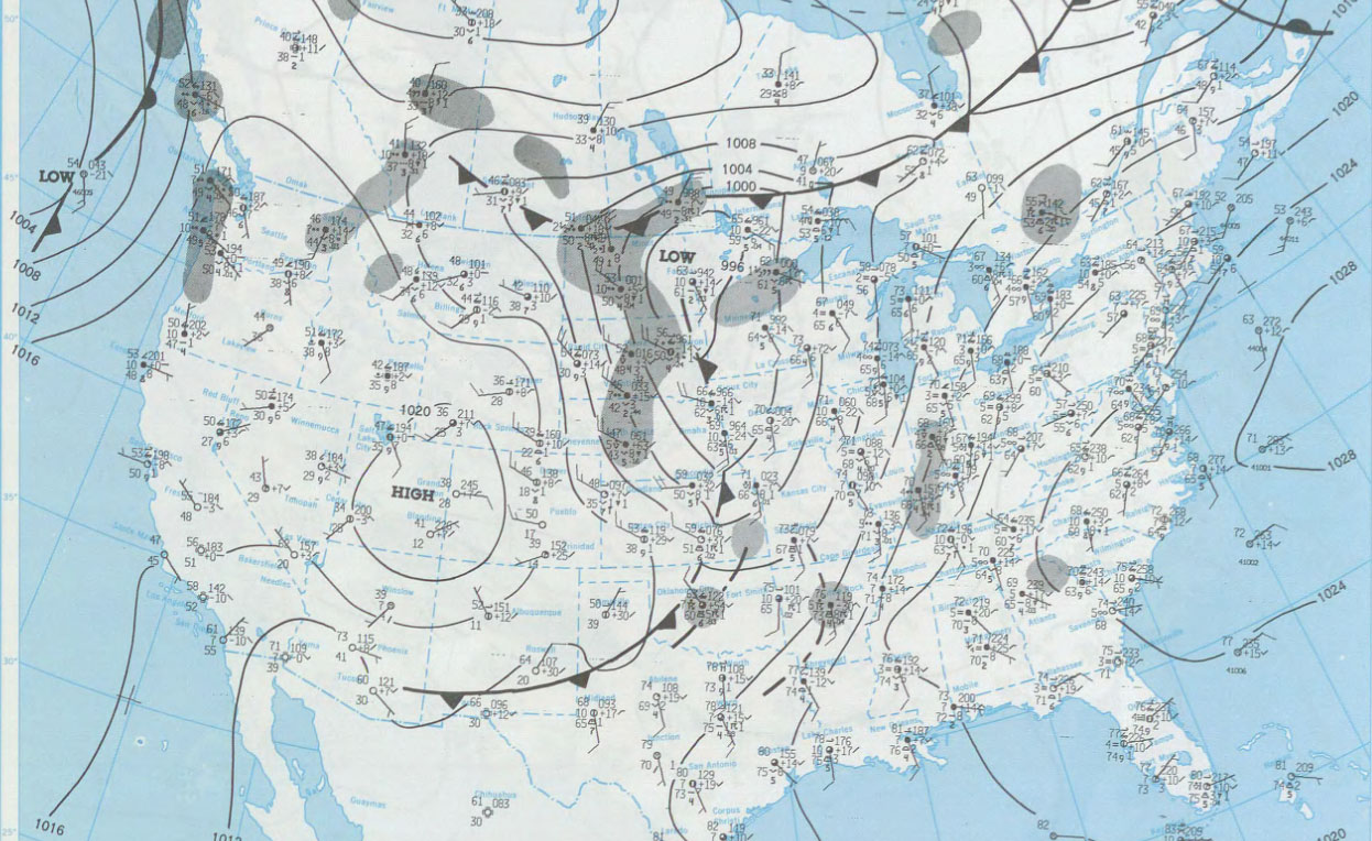 Surface Map Morning of June 2