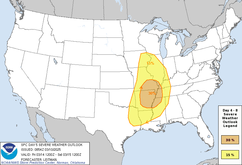 SPC Day 5 Outlook