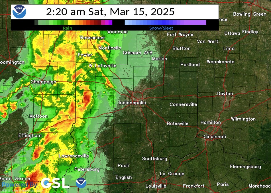 Radar Image 2:20 AM EDT