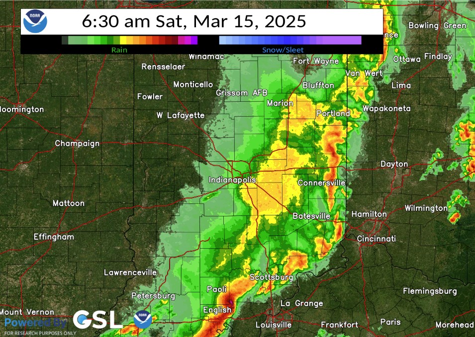 Radar Image 630 am edt