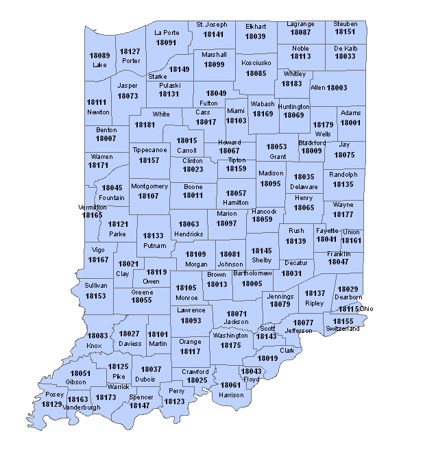 Map Indiana Zip Codes Get Map Update 6458