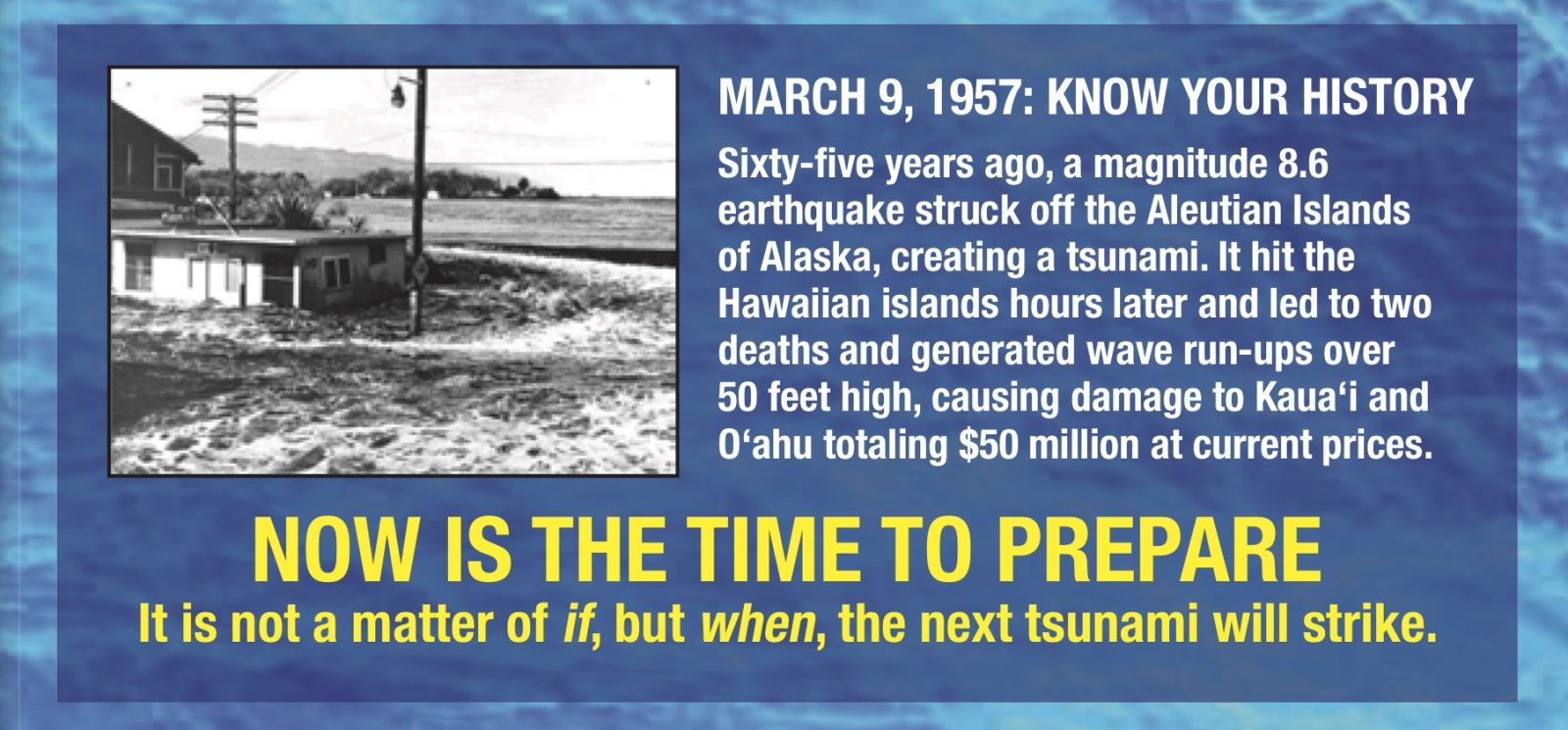 Tsunami Awareness Ad 2022 HI EMA nowprepare