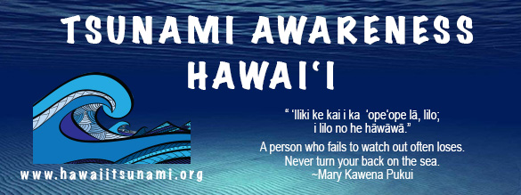 2023 Hawaii Tsunami Awareness Month Banner