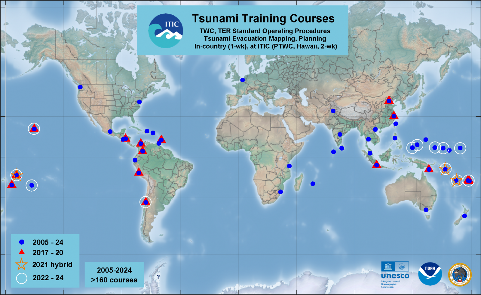 ITIC Training Map 2005-2024