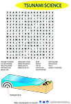 Tsunami Science Wordsearch thumbnail