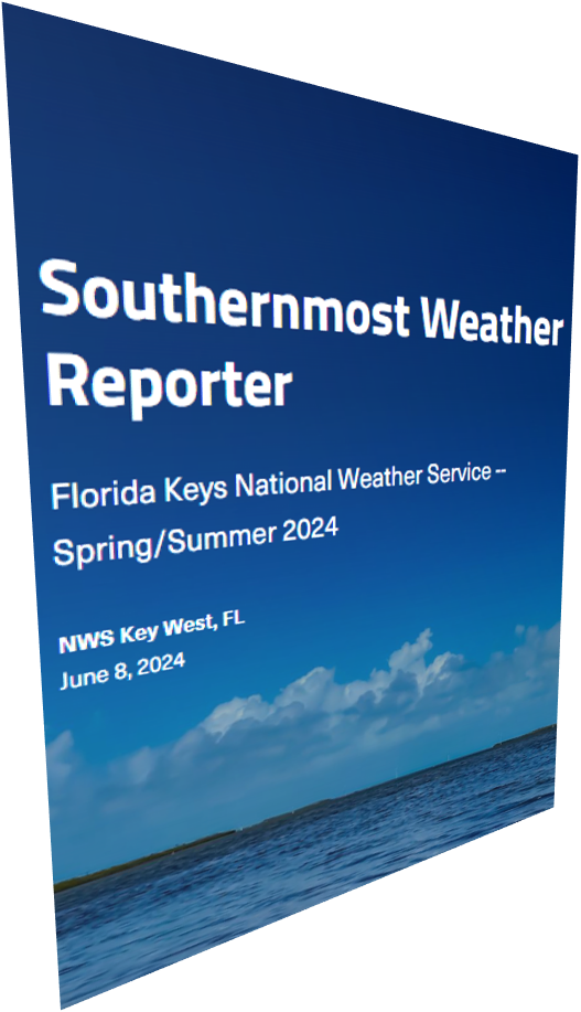 Thumbnail for the June 2024 edition of the Southernmost Weather Reporter