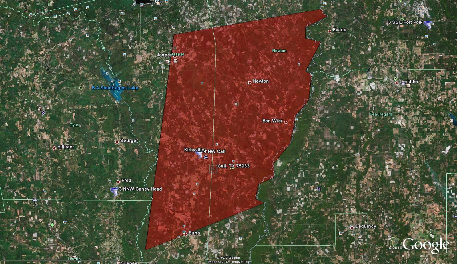January 25 Outbreak image - click for larger version