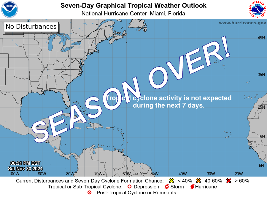 Latest Tropical Activity/Outlook image - click for larger image