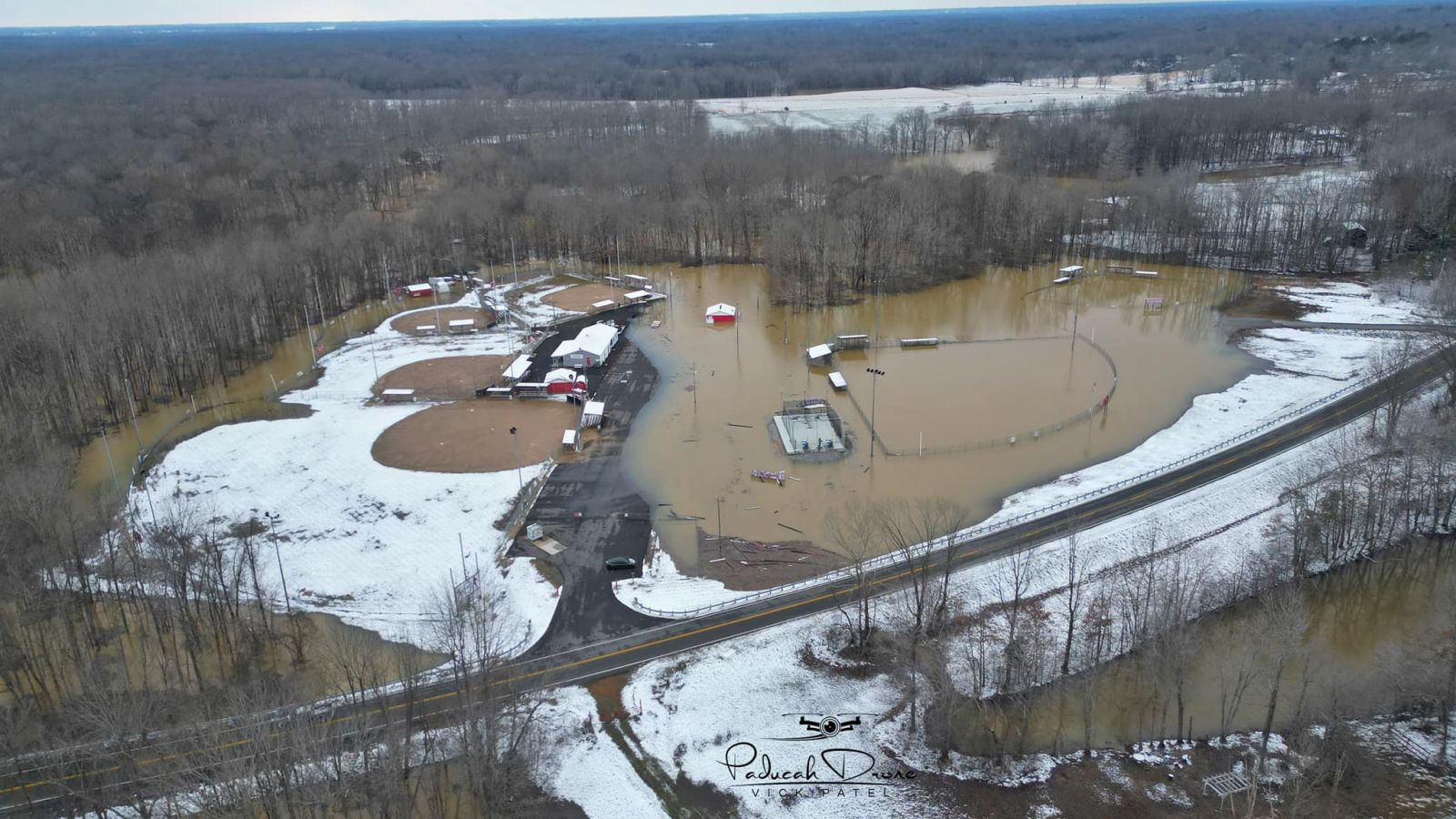 Reidland, KY Ballfield. Courtesy Paducah Drone.