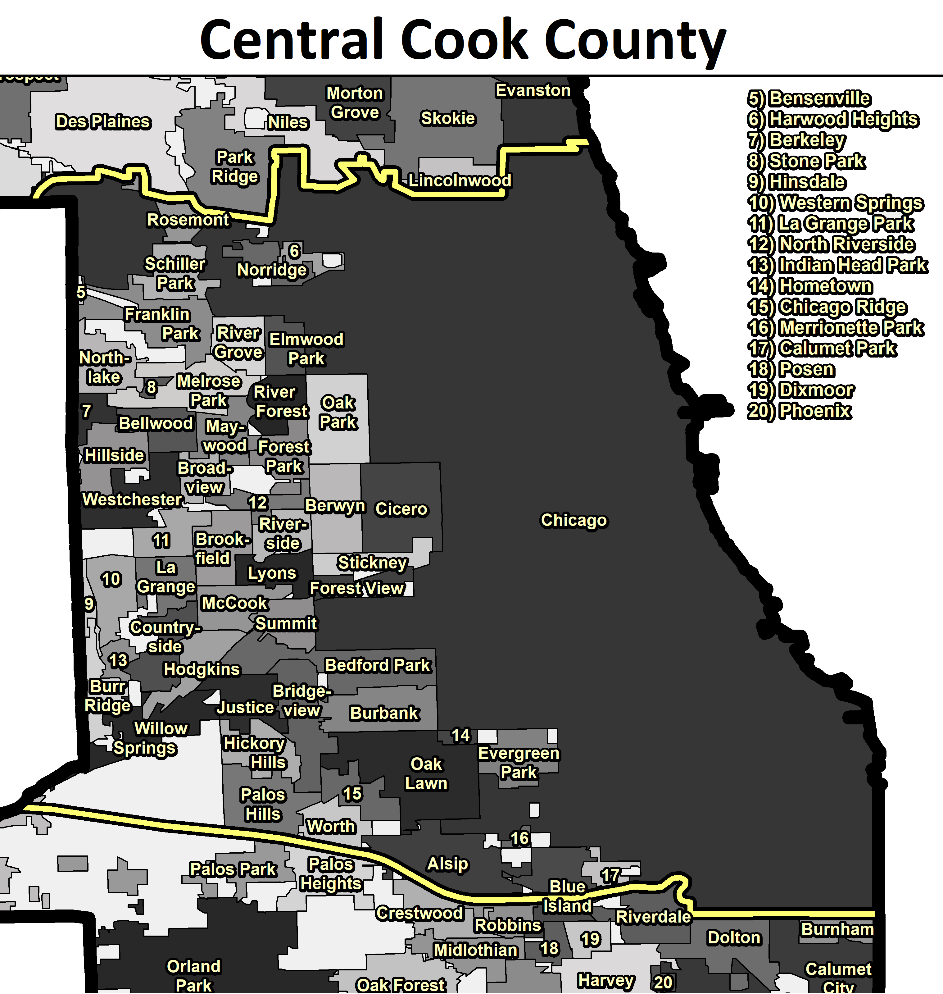 Central Cook County Forecast Zone