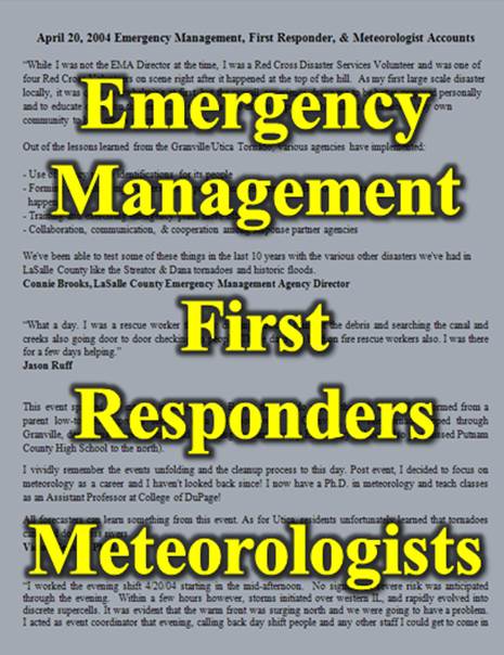 Link to personal accounts of the Granville-Utica tornado from emergency managers, first responders, and meteorologists