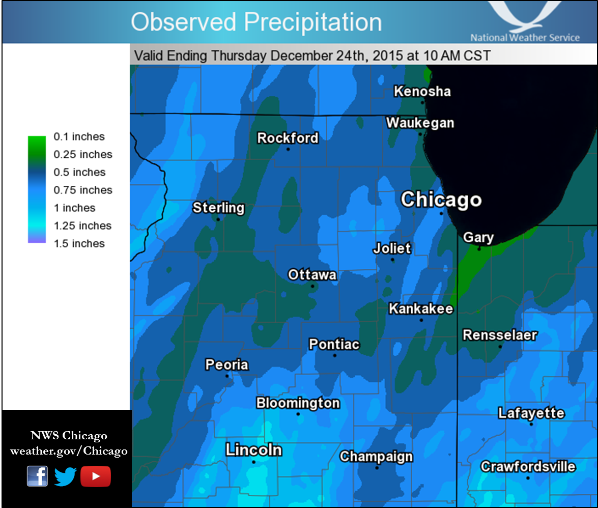 Rainfall Amounts December 23, 2015