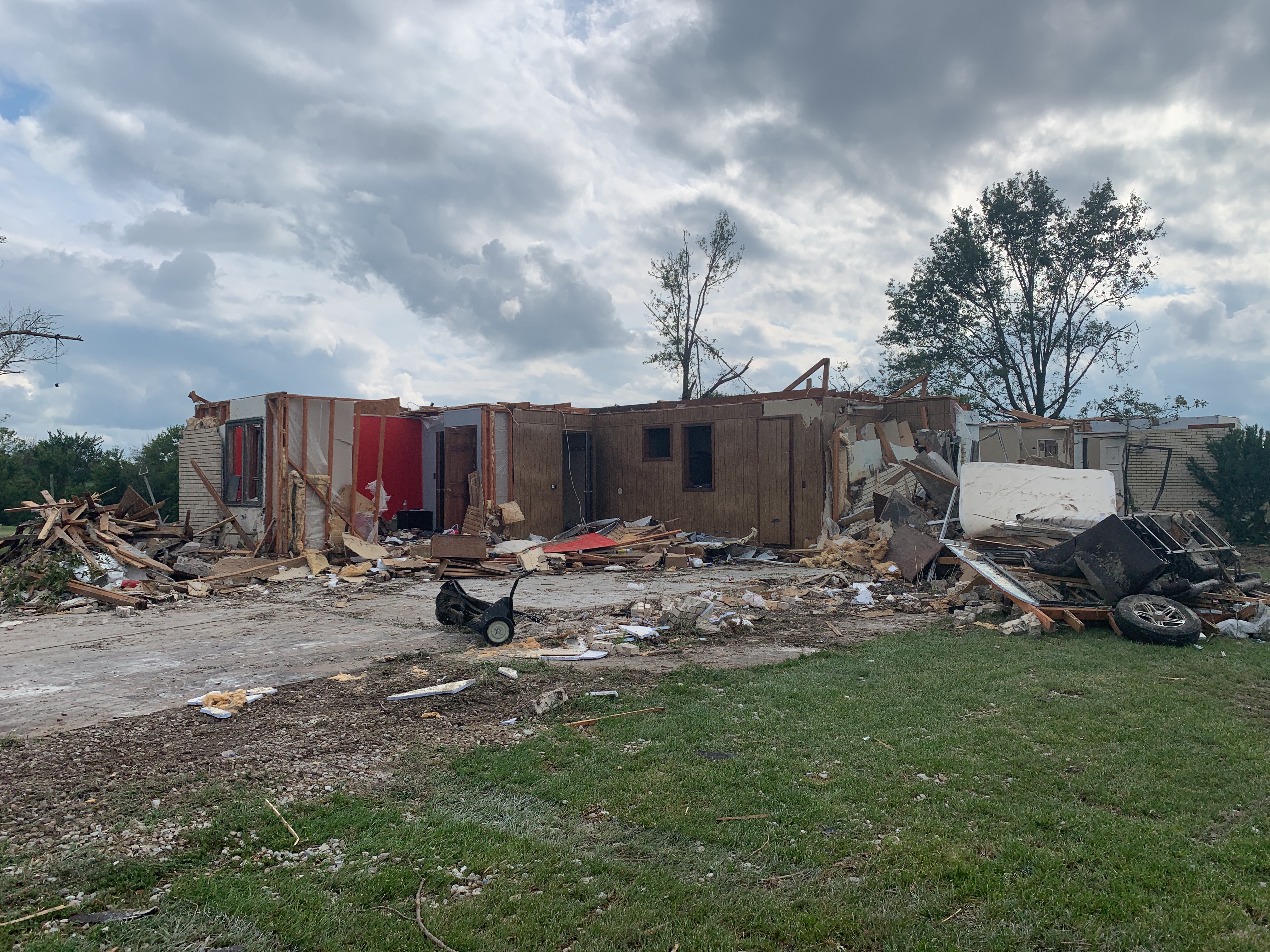 Home damage in Baring Missouri