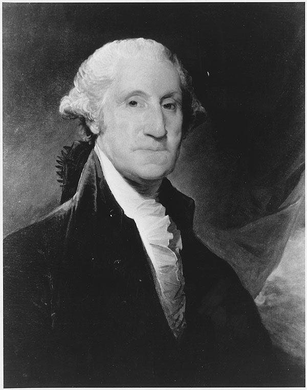 Portrait of George Washington.