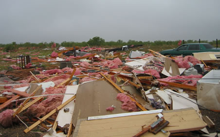 Image of storm damage