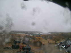 Image captured from a webcam in Plainview around 10:30 am on 27 October 2011. Image are courtesy of KAMC.