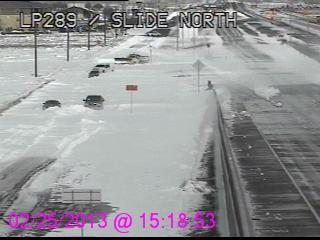 Image captured from the northwest side of Lubbock on 25 February 2013. The picture is courtesy of TXDOT.