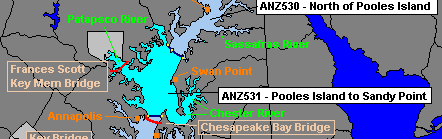 [Chesapeake Bay - Pooles Island to Sandy Point]