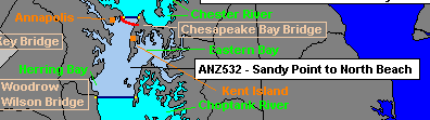 [Chesapeake Bay - Sandy Point to North Beach]