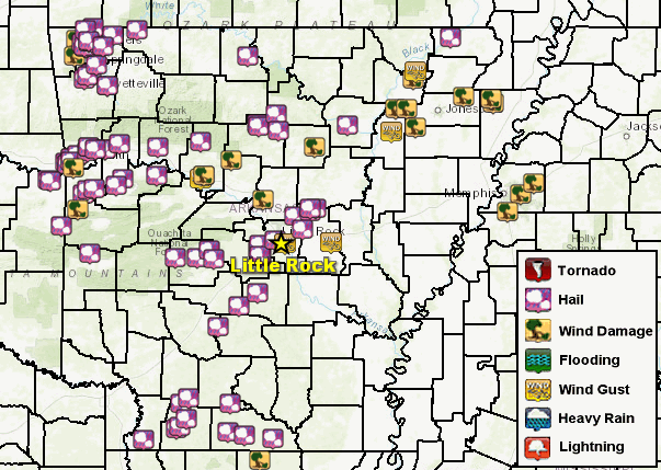 There were numerous reports of large hail, damaging wind, and high wind gusts on 04/15/2023.